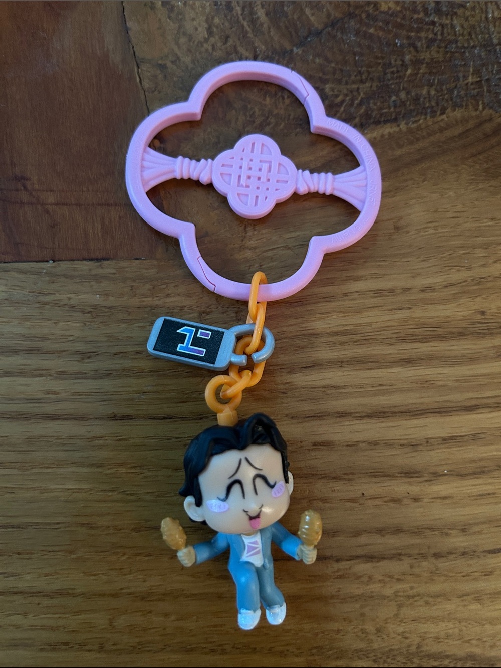 K-pop Demon Hunters Hello Friend Mini Collectible Keychain Figure- Bobby